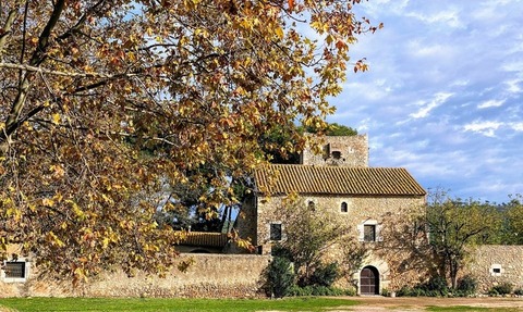 Hiking trail in the Montgrí Natural Park near Torroella de Montgrí, Costa Brava